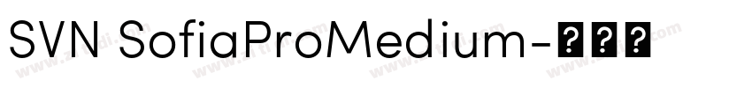 SVN SofiaProMedium字体转换